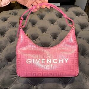 Givenchy Small Moon Cut Out Bag Bright Pink